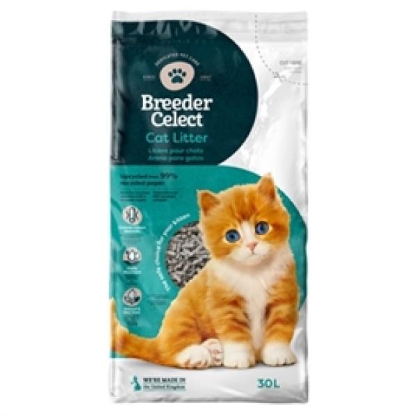 Katzenstreu recycelt 30 Liter Breedercelect